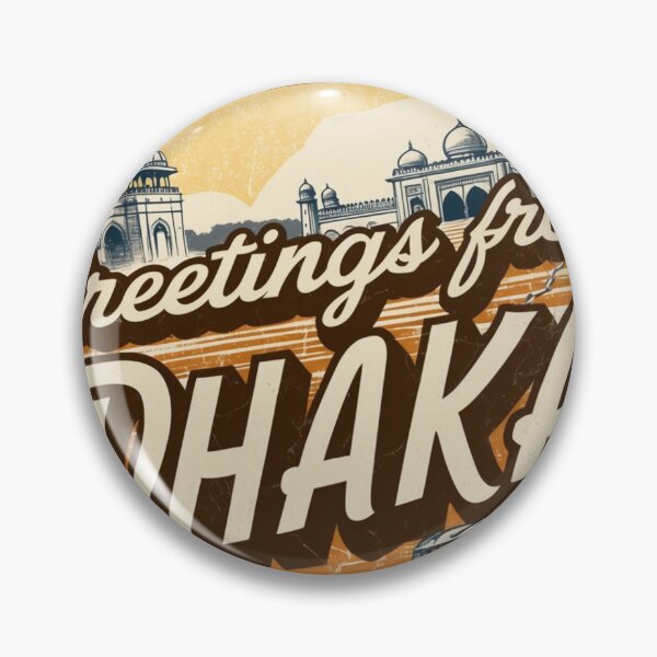 Item preview, Dhaka Bangladesh Vintage Travel Retro Postcard Design designed and sold by TravelPostcardGems.