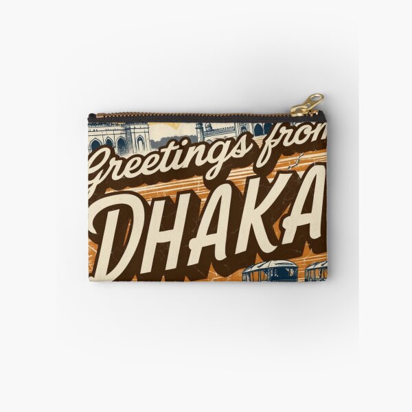 Item preview, Dhaka Bangladesh Vintage Travel Retro Postcard Design designed and sold by TravelPostcardGems.