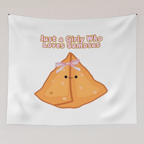 Item preview, Just a Girly Who Loves Samosas designed and sold by Panakake78.
