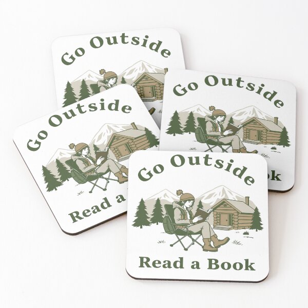 Item preview, Go Outside, Read A Book  designed and sold by svarupa.