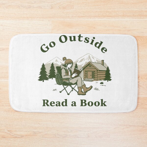 Item preview, Go Outside, Read A Book  designed and sold by svarupa.