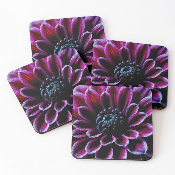 Item preview, Candied Raspberry: Black Dahlia Flower - Dramatic Botanical designed and sold by therealbooty.