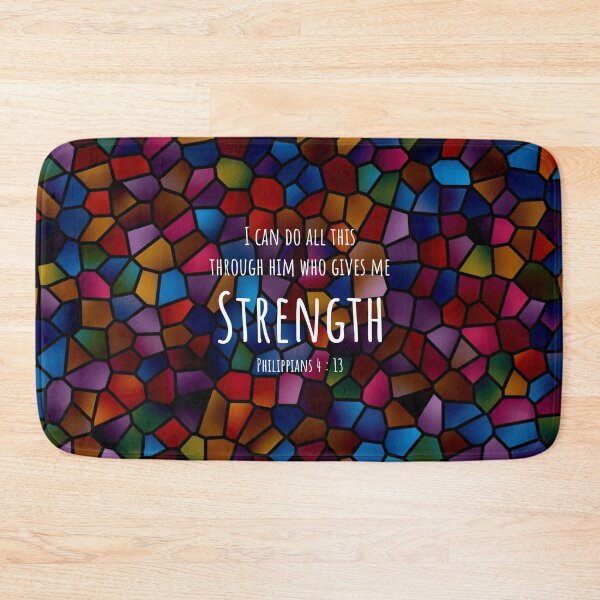 Item preview, Philippians 4 : 13 - Gives me strength - Bible Passage designed and sold by JF Designs.