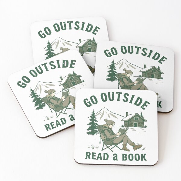 Item preview, Go Outside, Read A Book  designed and sold by svarupa.