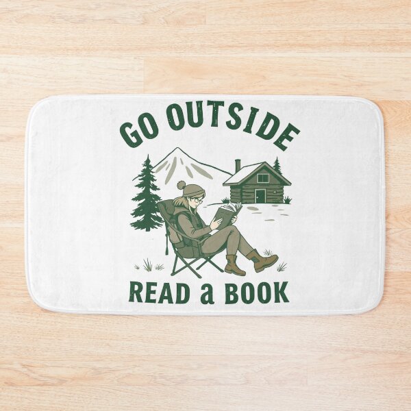 Item preview, Go Outside, Read A Book  designed and sold by svarupa.