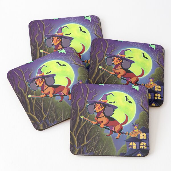 Item preview, Dachshund Halloween: A Witchy Halloweenie! designed and sold by therealbooty.