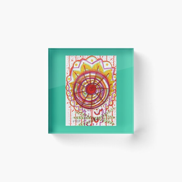 Item preview, Eye Visions - Trippy Psychedelic Neon Eye Flower Henna - UV Reactive designed and sold by RainbowDoveShop.