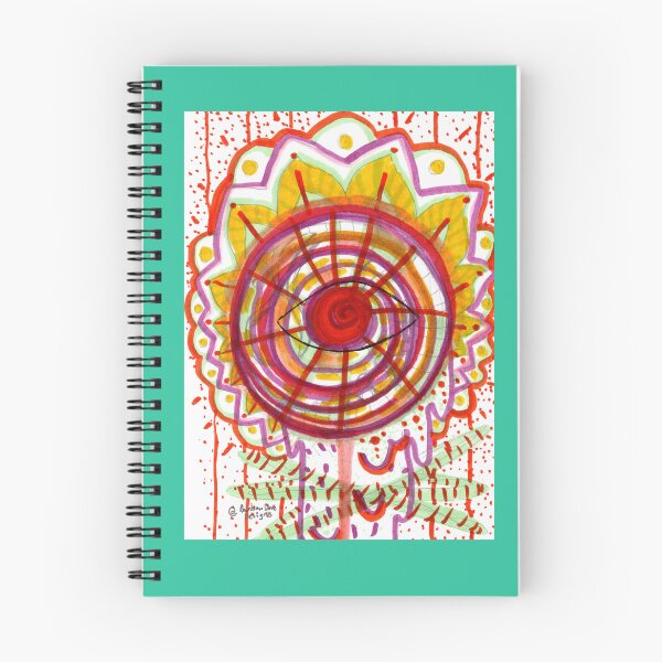 Item preview, Eye Visions - Trippy Psychedelic Neon Eye Flower Henna - UV Reactive designed and sold by RainbowDoveShop.