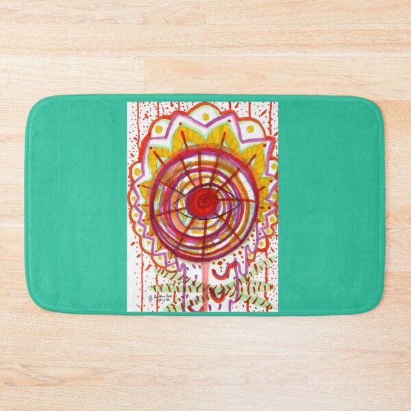 Item preview, Eye Visions - Trippy Psychedelic Neon Eye Flower Henna - UV Reactive designed and sold by RainbowDoveShop.