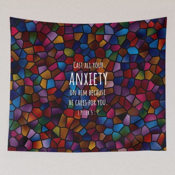 Item preview, 1 Peter 5 : 7 - Cast your anxiety - Bible Passage designed and sold by JF Designs.