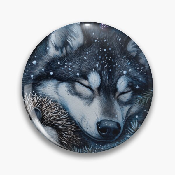 Item preview, Wolfdog And Hedgehog designed and sold by Nocturne  Paws.