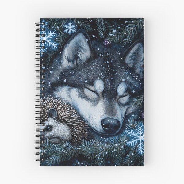Item preview, Wolfdog And Hedgehog designed and sold by Nocturne  Paws.