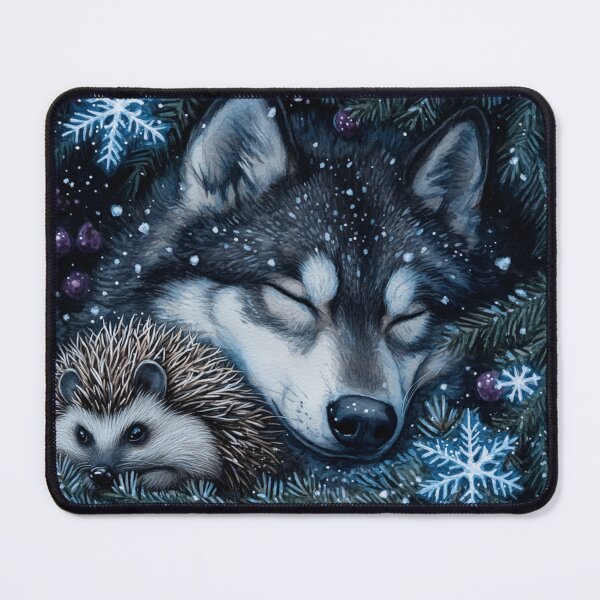 Item preview, Wolfdog And Hedgehog designed and sold by Nocturne Paws.