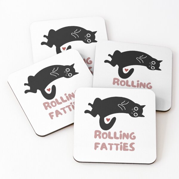 Item preview, Rolling Fatties - Quirky and Fun Minimalist Design designed and sold by JMDesignHub.