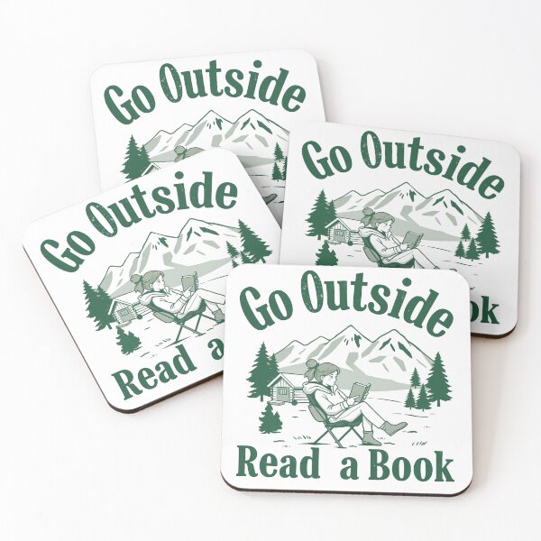 Item preview, Go Outside, Read A Book  designed and sold by svarupa.