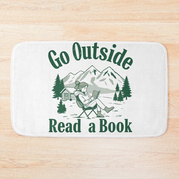 Item preview, Go Outside, Read A Book  designed and sold by svarupa.