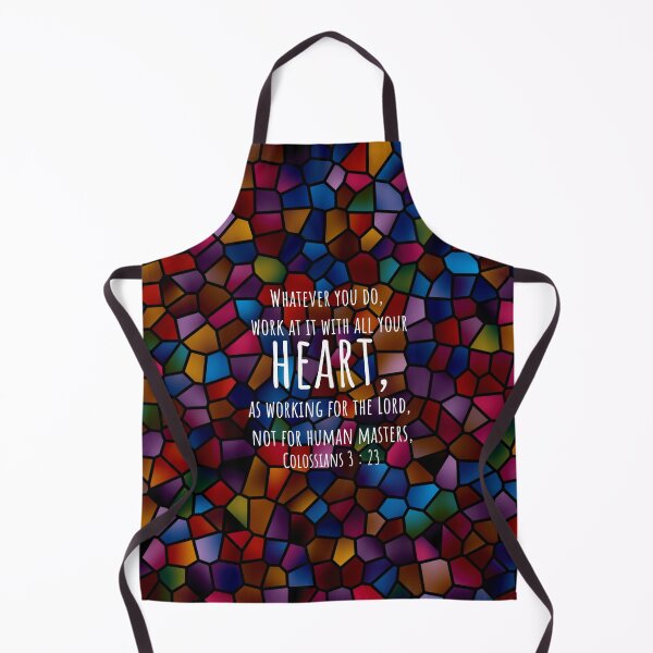 Item preview, Colossians 3 : 23 - Work with all your heart - Bible passage designed and sold by JF Designs.