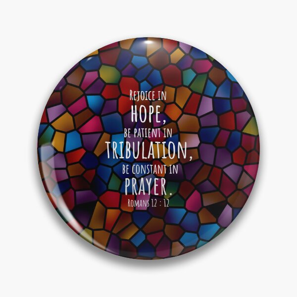 Item preview, Romans 12 : 12 - Rejoice in hope - bible passage designed and sold by JF Designs.