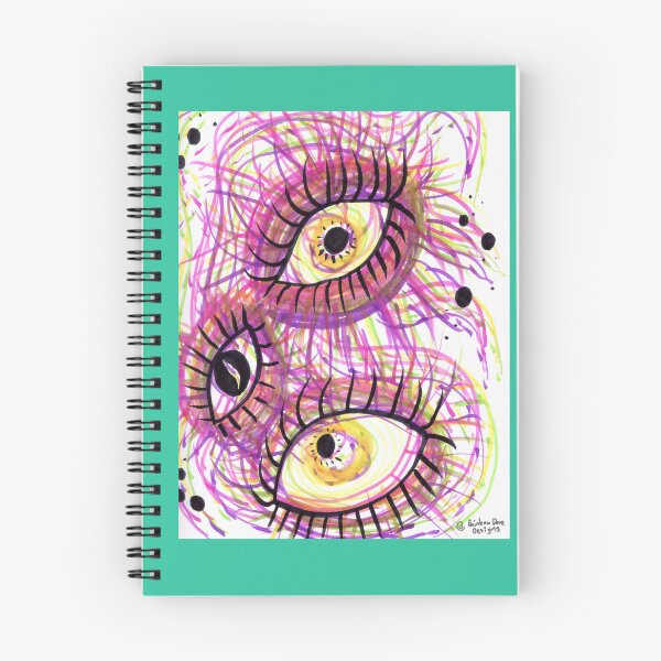 Item preview, Three Eyes of Truth - Trippy Psychedelic Surreal Neon Protective Eyes - UV Reactive designed and sold by RainbowDoveShop.