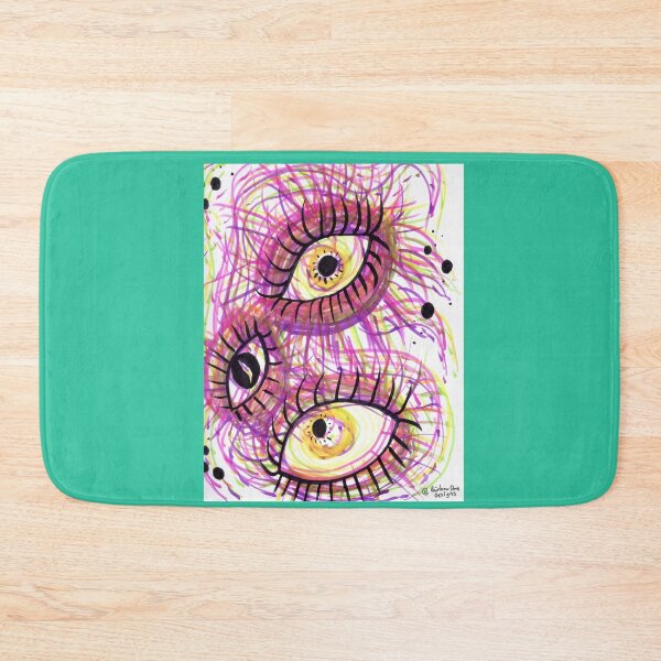 Item preview, Three Eyes of Truth - Trippy Psychedelic Surreal Neon Protective Eyes - UV Reactive designed and sold by RainbowDoveShop.