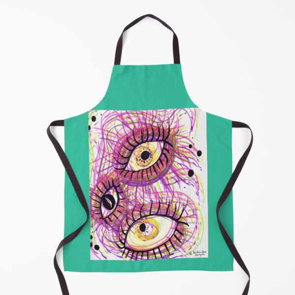Item preview, Three Eyes of Truth - Trippy Psychedelic Surreal Neon Protective Eyes - UV Reactive designed and sold by RainbowDoveShop.