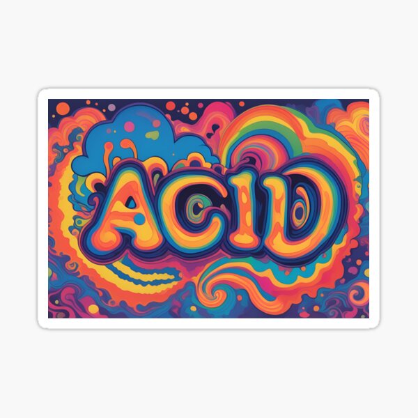 ACID TECHNO DESIGN Sticker