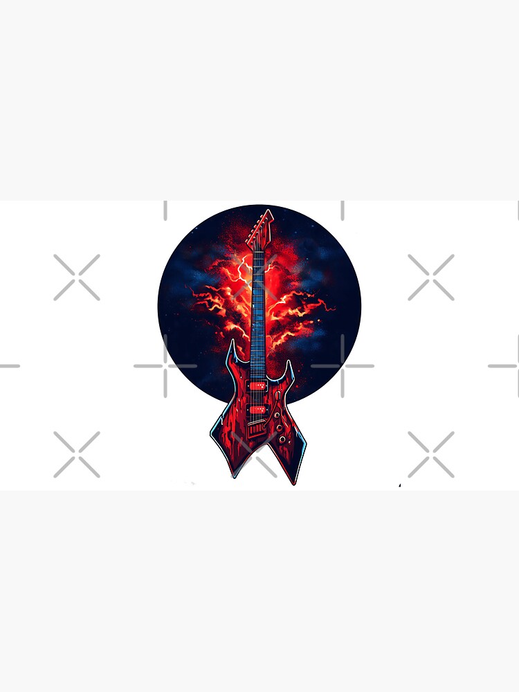 Thumbnail 7 of 7, Cap, Stranger Things | Guitar designed and sold by ilustracool.