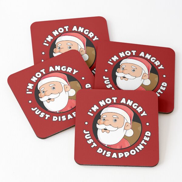 Item preview, Not angry, just disappointed - Santa designed and sold by messy-nessie.