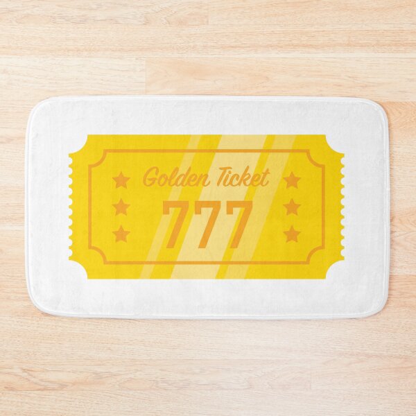 Item preview, Lucky Golden Ticket designed and sold by TheBrokeGeek.