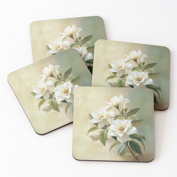 Item preview, Elegant White Gardenias designed and sold by chi3-jp.