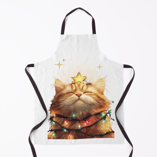 Item preview, Merry Christmas With a Cat - Let it Shine! designed and sold by Cat Babe.