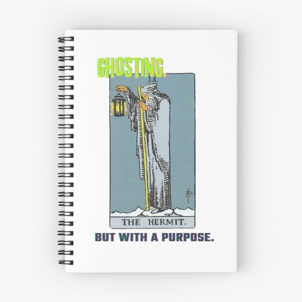 Item preview, The Hermit Tarot Card - Ghosting With A Purpose designed and sold by Priestessology.