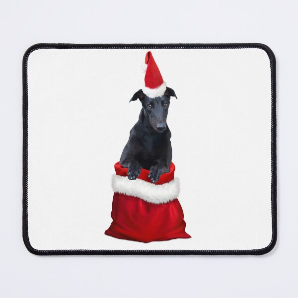 Item preview, Greyhound Santa Hat Merry Christmas designed and sold by GreytGraphicals.