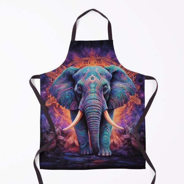 Item preview, Cosmic Majesty Elephant - Mystical Celestial Elephant Art designed and sold by Spirit47.