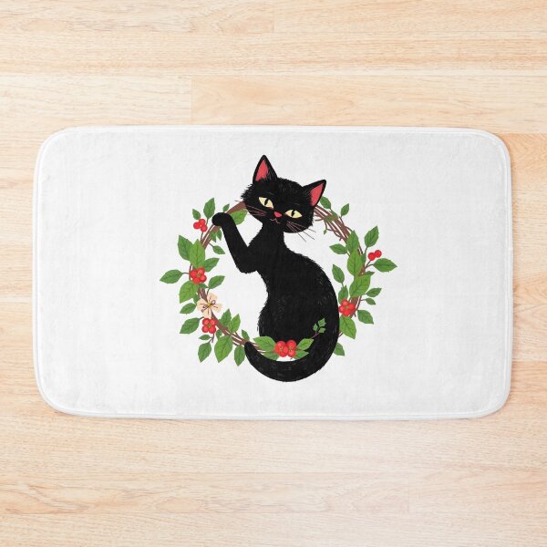 Item preview, Black Cat Christmas designed and sold by svarupa.