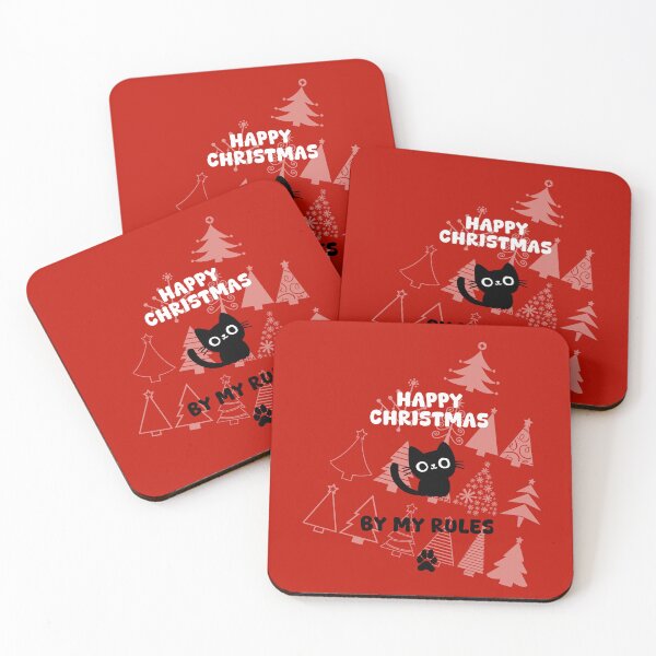 Item preview, HAPPY CHRISTMAS BY MY RULES, Unique designed and sold by villacreativa.