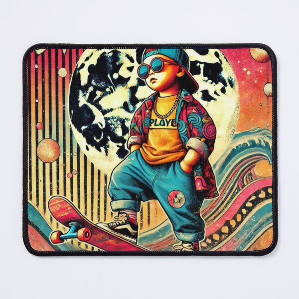 Item preview, Cool kid  skateboarder  designed and sold by TopSprint.