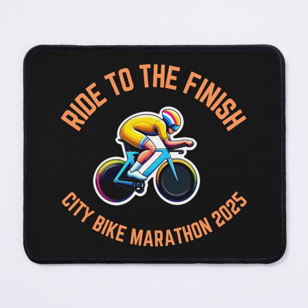 Item preview, Ride to the finish City Bike Marathon 2025 designed and sold by FoxinhoSoumaila.