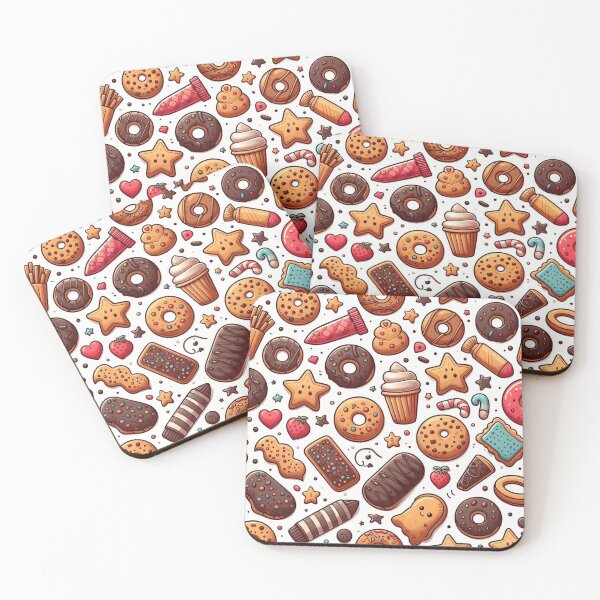 Item preview, Minimalist Cookie and Donut Design designed and sold by CeammiShop.