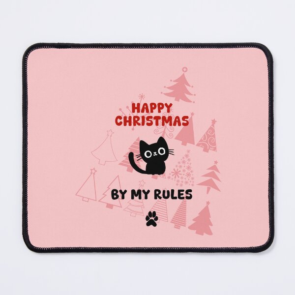 Item preview, HAPPY CHRISTMAS BY MY RULES, Unique designed and sold by villacreativa.