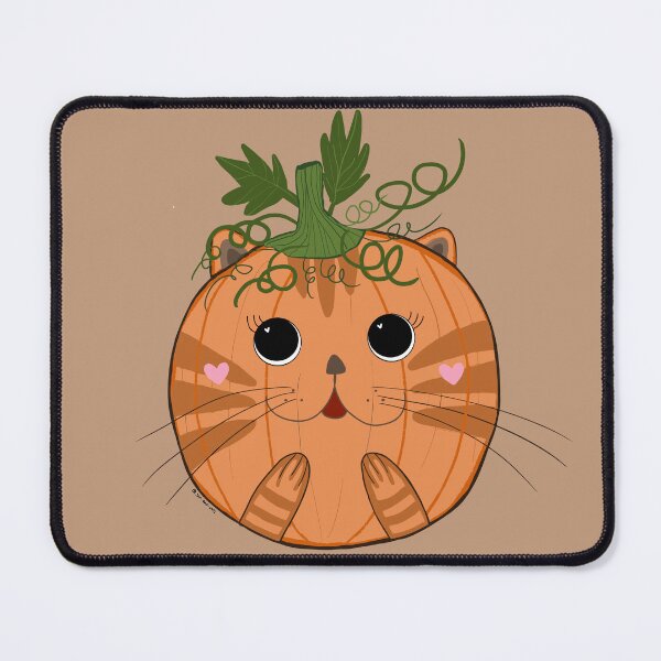 Item preview, Orange pumpkin cat designed and sold by MadebySan.
