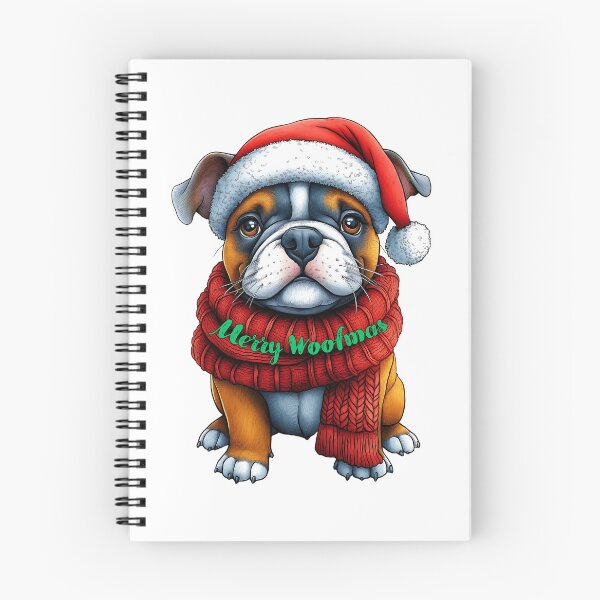 Item preview, Merry Woofmas Dog, Festive Bulldog Art, Cute Holiday Dog, Christmas Puppy Design, Cozy Winter Pet designed and sold by BukkyStory.