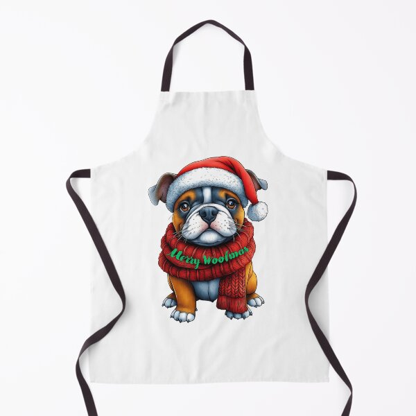 Item preview, Merry Woofmas Dog, Festive Bulldog Art, Cute Holiday Dog, Christmas Puppy Design, Cozy Winter Pet designed and sold by BukkyStory.