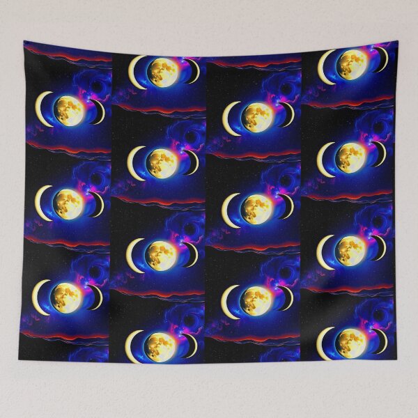 Item preview, Golden Triple Moon  designed and sold by Earth Nature Creations.