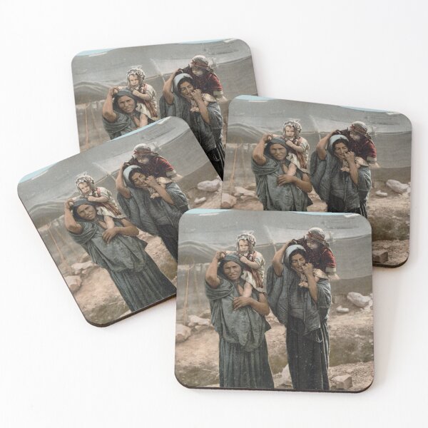 Item preview, Bedouin women with children designed and sold by 19th Century in Color.