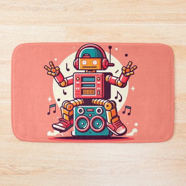 Item preview, Pink Hip Hop Robot: Hip Hop Robot - Mechanical Beat designed and sold by Arte Cartoon From TagTeam Group.
