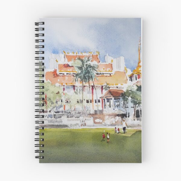 Item preview, ZhongShan Park, Burmese temple and Sun Yat Sen Nanyang Memorial Hall  designed and sold by Almondtree.