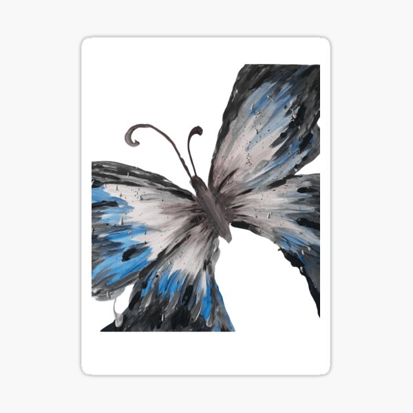 Poster butterfly vibe Sticker