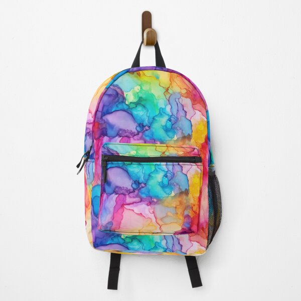 Item preview, Abstract Rainbow Ink Flow Design – Modern Aesthetic Art 1223 designed and sold by Hanna Ryan.