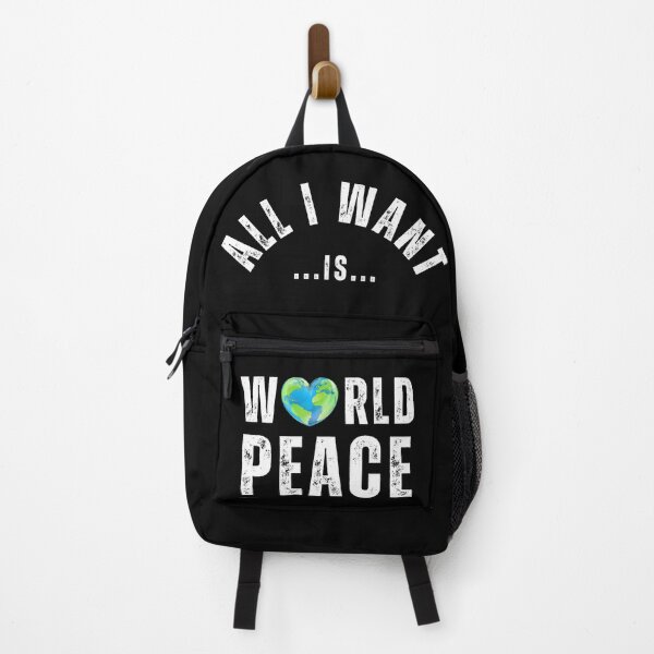 Item preview, World peace ,Cool all I want kindness hope T-Shirt designed and sold by LekaDesignShop.